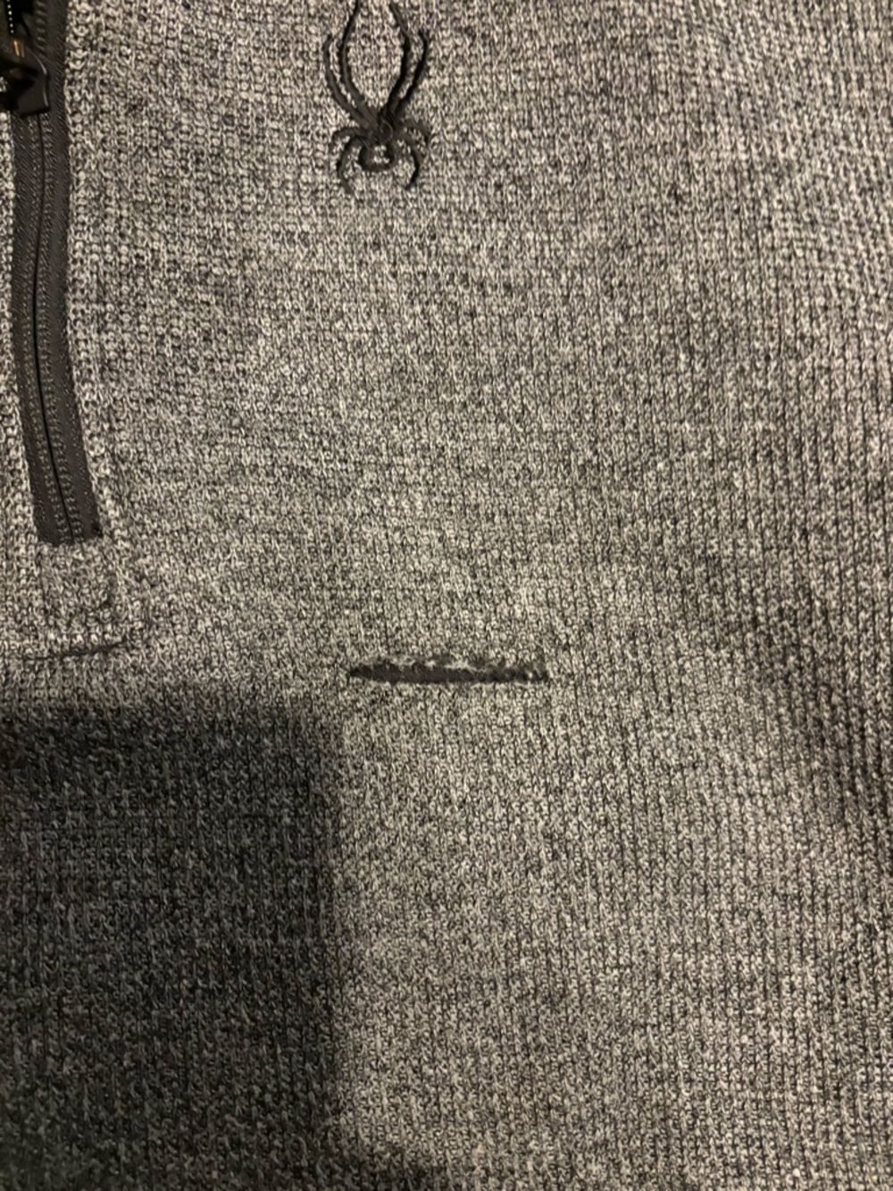 Spyder Black & Gray Half-Zip Performance Pullover - Picture 3 of 3